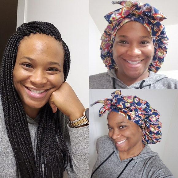 Satin-lined Wrap bonnets - Picture 2 of 16